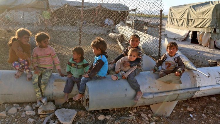 A Alep, comme ici près de Damas, les enfants paient un lourd tribu à la guerre