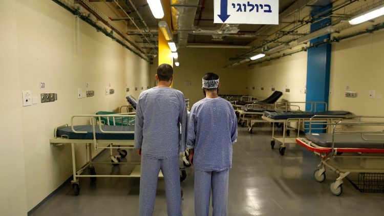Scène dans un hôpital israélien.