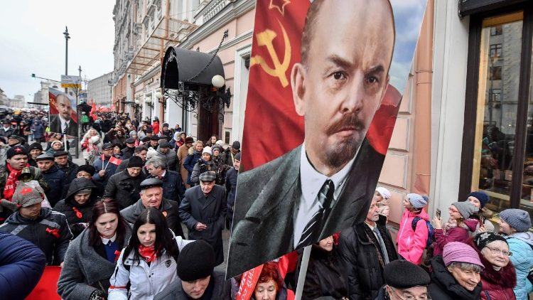 Moskau: Erinnerung an die Oktoberrevolution