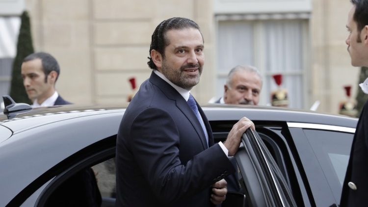 Il premier dimissionario del Libano, Saad Hariri
