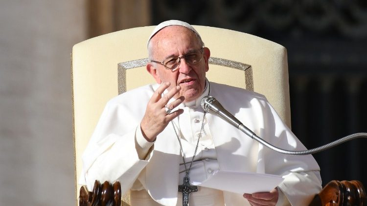 El Papa Francisco durante la Audiencia General