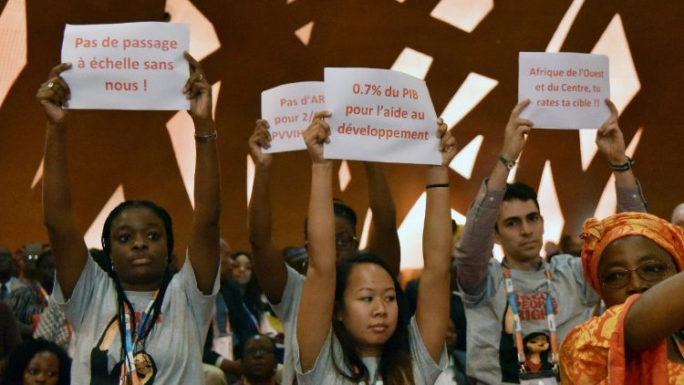 Anti-Aids-Proteste in der Elfenbeinküste