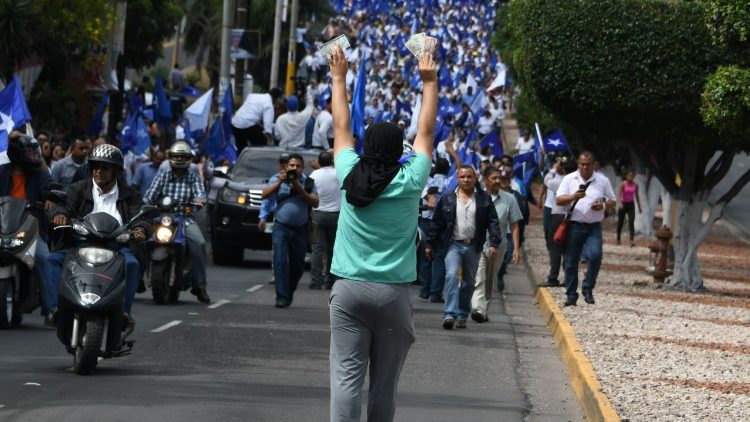 Manifestation de l'opposition au Honduras, le 7 décembre 2017.