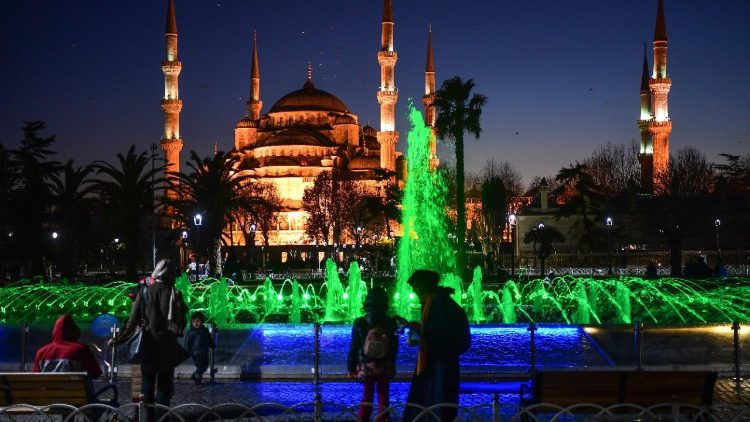 Foto der Blauen Moschee in Istanbul