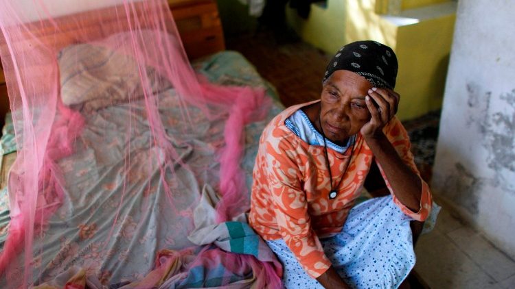 Une survivante de l'ouragan Maria qui a dévasaté l'île de Porto Rico
