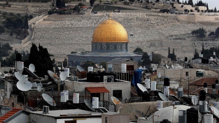 Blick auf Jerusalem mit dem Felsendom
