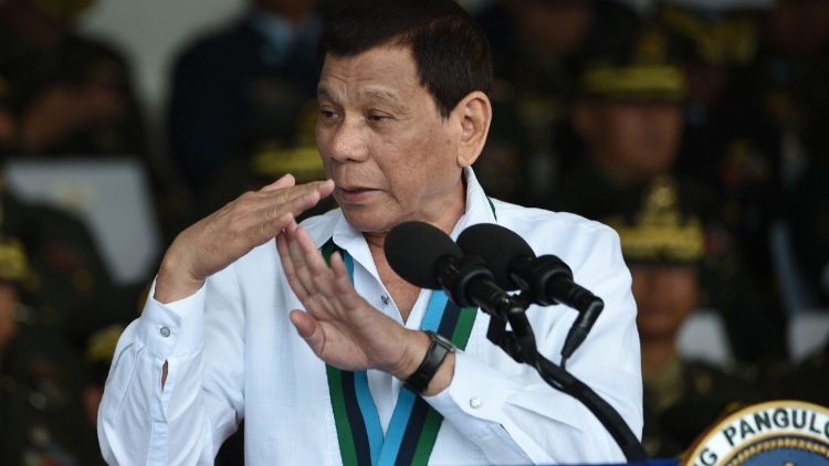 Il Presidente filippino Duterte