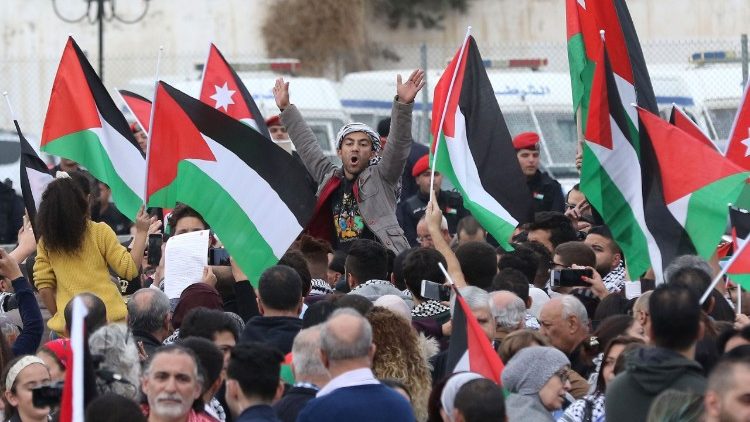Proteste in Jordanien nach der jüngsten Trump-Entscheidung zu Jerusalem