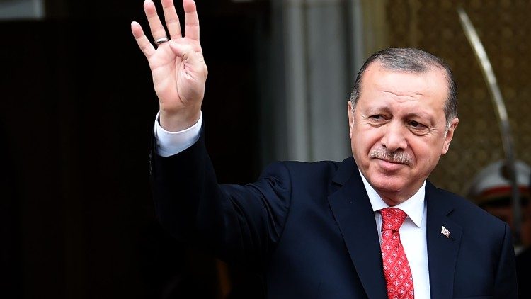 Il Presidente turco Erdogan