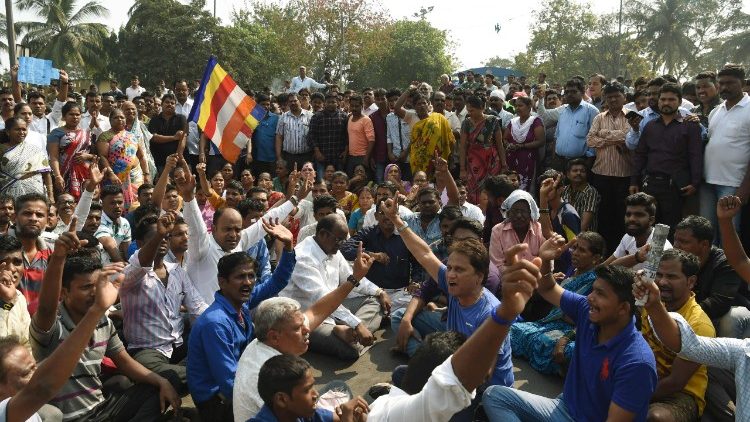 Manifestation de Dalits à Bombay, le 3 janvier 2018.