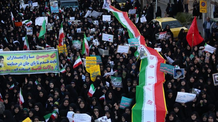 La protesta in Iran