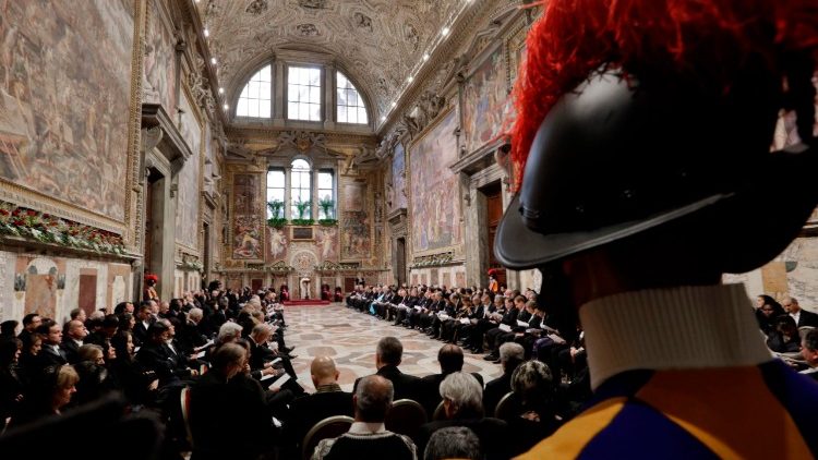 Il discorso del Papa al Corpo diplmatico accreditato del 2018