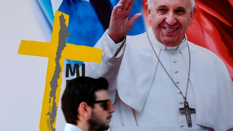 Santiago du Chili se prépare à accueillir le Pape François, du 15 au 18 janvier 2018.