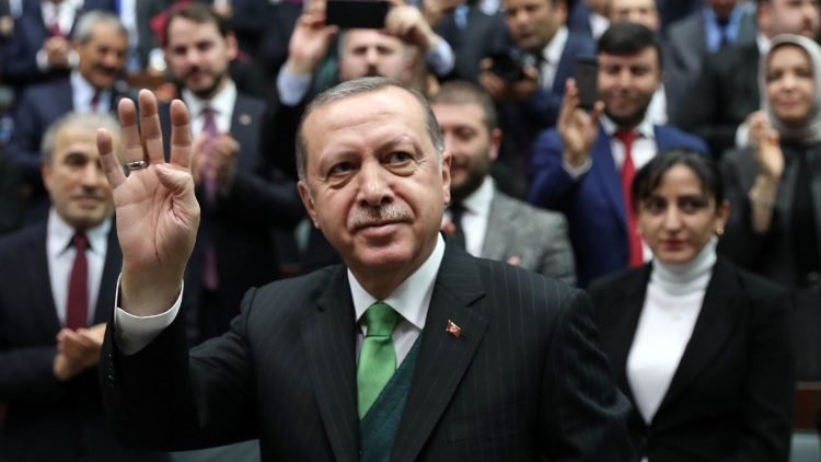 Il Presidente turco Erdogan
