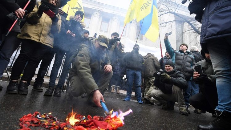 Ukrainische Aktivisten in Lugansk 2017