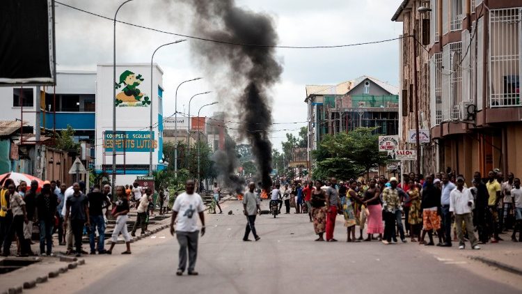 Protesters in Kinshasa call for the President of the DRC to step down