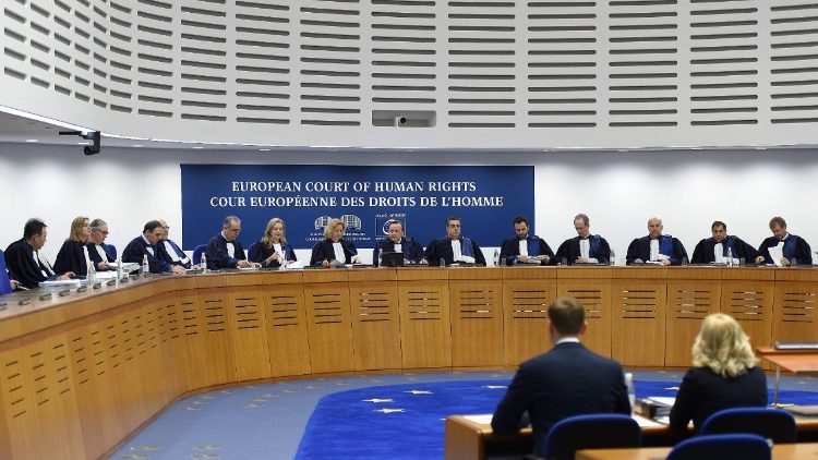 La Cour européenne des droits de l'homme à Strasbourg.