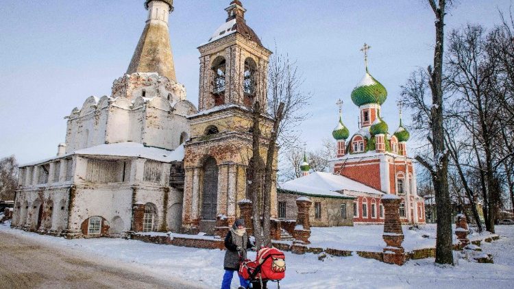 Orthodoxe Kirchen im russischen Pereslavl-Zalessky