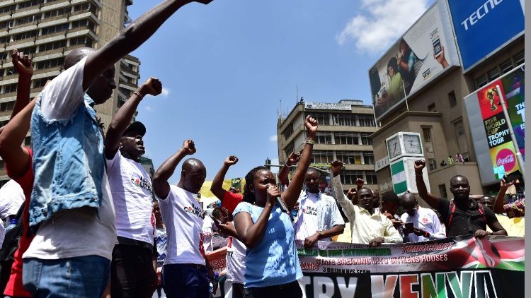 Demo in Nairobi am Montag