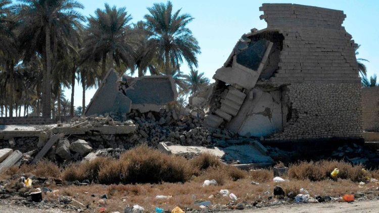 Zerstörtes Haus in Ramadi, der Provinzhauptstadt von Anbar
