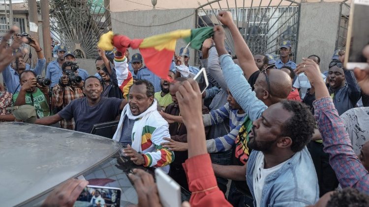 Etiópia: manifestação