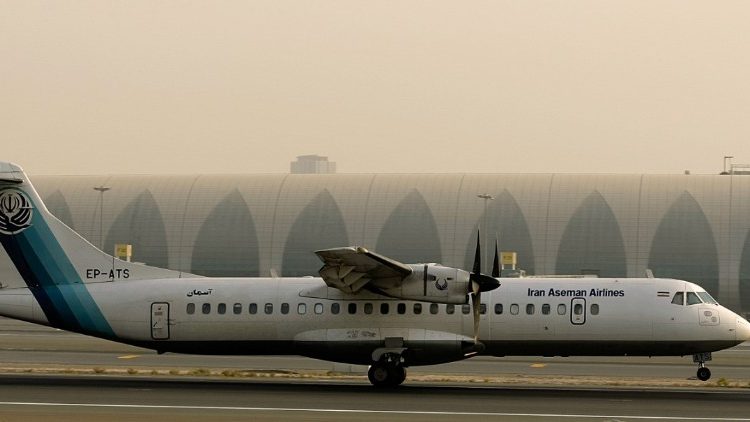 File photo of a ATR-72 owned by Iran's Aseman Airlines