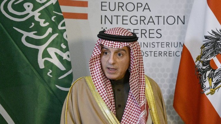 Der saudische Außenminister Al-Jubeir bei seinem Wienbesuch