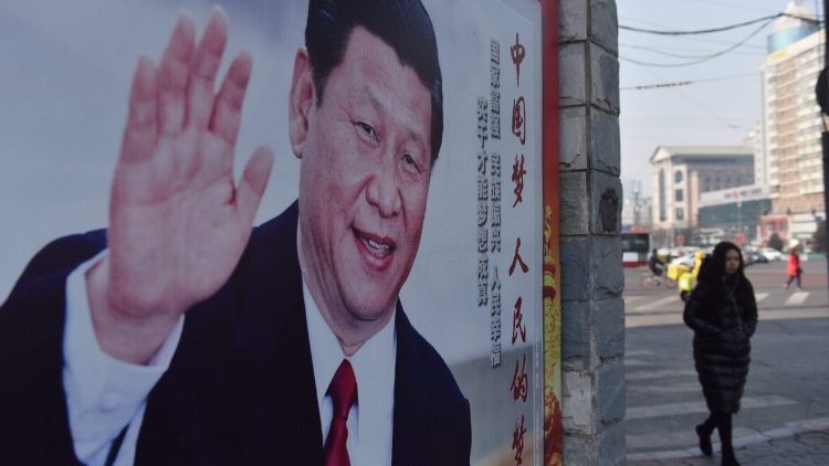 Cina: manifesto con il presidente Xi Jinping