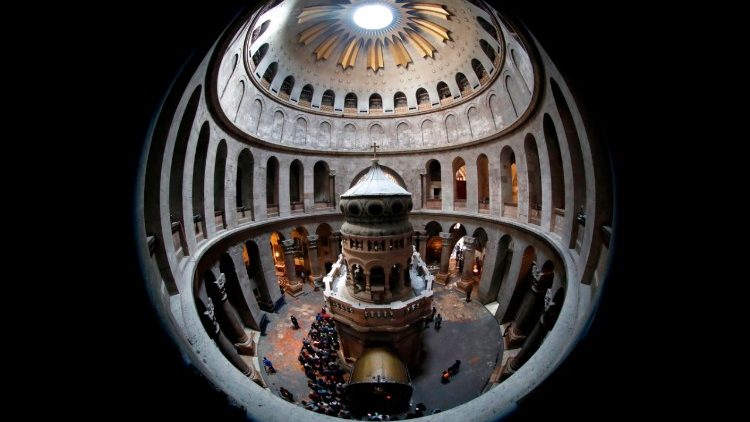 Basílica do Santo Sepulcro, na Cidade Velha de Jerusalém