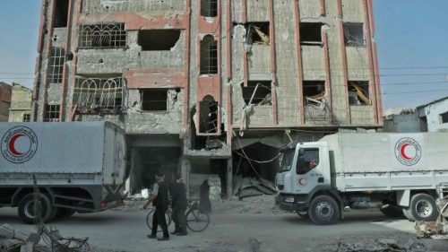 Syrien: Hilfskonvoi musste Einsatz in Ost-Ghouta abbrechen