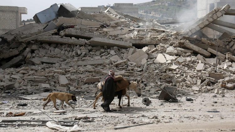 Weite Teile von Afrin wurden zerstört