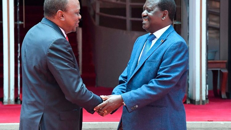 L'incontro del 9 marzo tra Kenyatta e Odinga