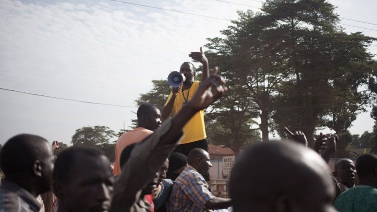 Proteste per le violenze in Centrafrica, foto d'archivio