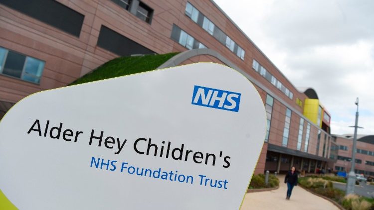 Alder Hey children's hospital in Liverpool where Alfie Evans is being care for