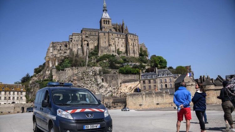 Ungewohnter Anblick: Der Mont Saint-Michel ohne Touristen