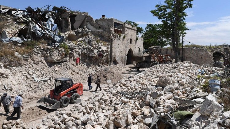 Újjáépítés Aleppóban