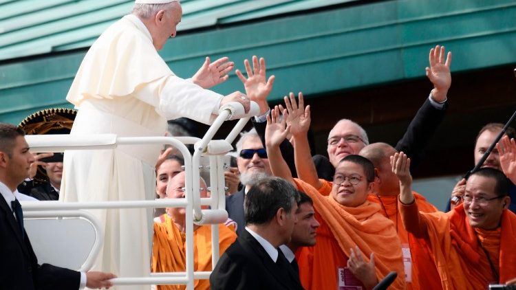 L'arrivo del Papa a Loppiano