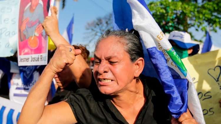Protester i Nicaragua