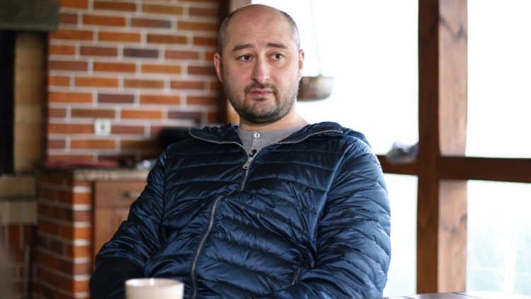 File photo of Russian journalist Arkidiy Babchenko