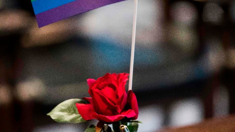 Die Regenbogenfahne als Symbol der LGBT-Bewegung