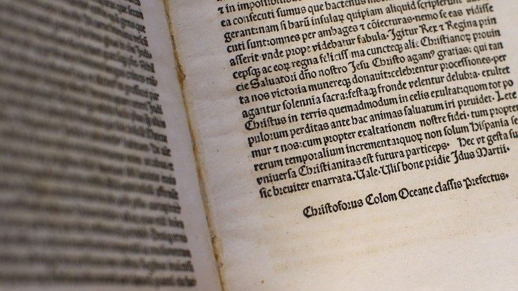 Kopia listu Krzysztofa Kolumba, Biblioteka Watykańska