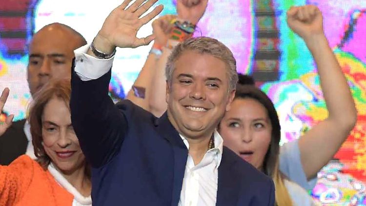 Il nuovo presidente colombiano Iván Duque