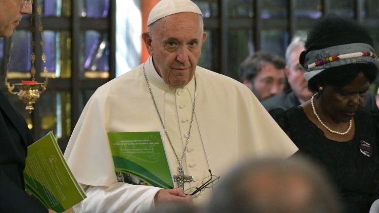 Papst Franziskus an diesem Donnerstag in Genf