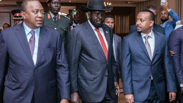 Der südsudanische Präsident Salva Kiir in Äthiopien