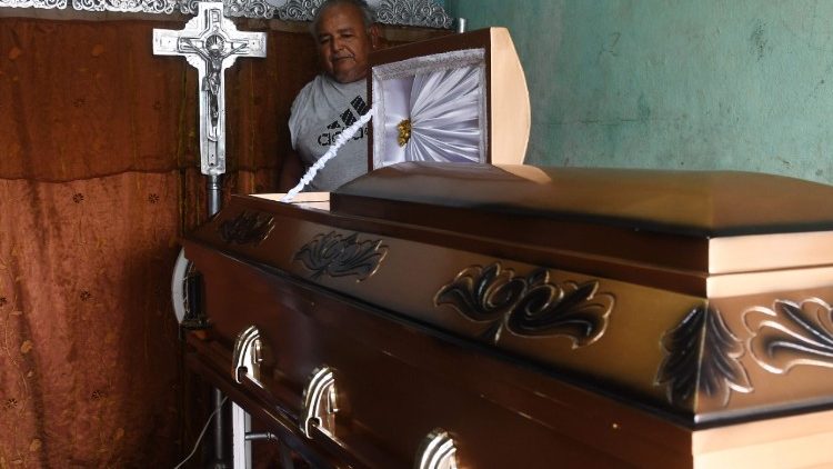 Trauer um einen Getöteten: Managua am Samstag