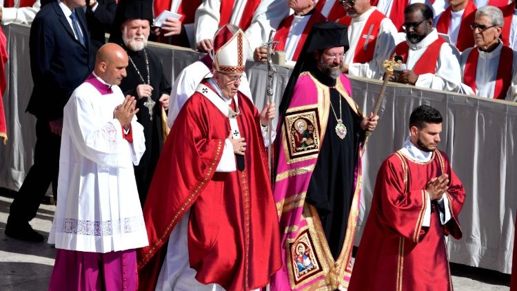 Papa Franjo za vrijeme današnje svetkovine svetih Petra i Pavla