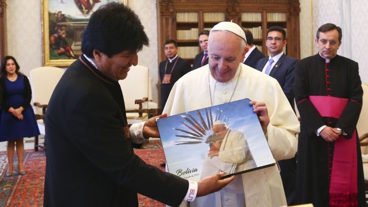Сустрэча Папы з Прэзідэнтам Балівіі