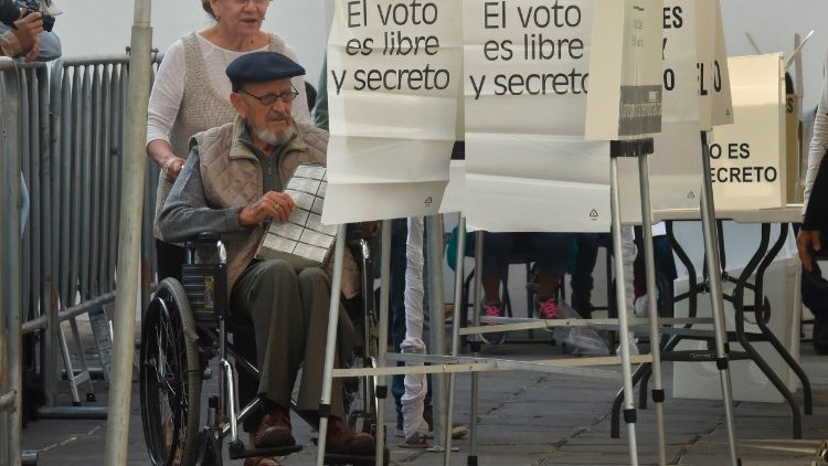 Mexicans cast their votes on Sunday during a general election