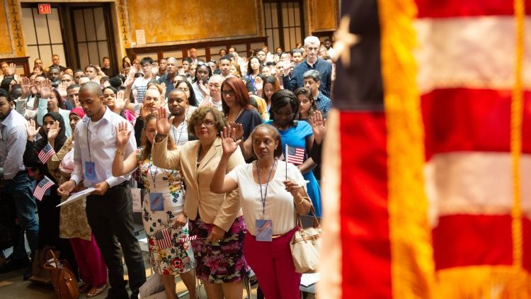 US Citizenship and Immigration Services welcomed 200 new citizens from 50 countries, July 3, 2018