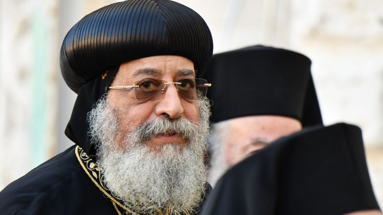Papst-Patriarch Tawadros II. leitete die Begräbnisfeierlichkeiten